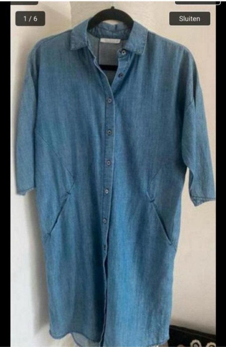 By Bar spijkerjurk S nieuwstaat, Kleding | Dames, Blauw, Ophalen of Verzenden, Zo goed als nieuw, Maat 36 (S)