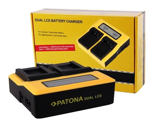 Dual LCD USB Charger Olympus PSBLN1 PS-BLN1, Verzenden, Nieuw