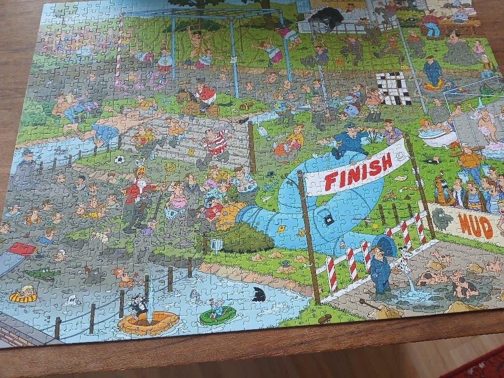 Legpuzzels jan van haasteren, Ophalen of Verzenden, 500 t/m 1500 stukjes, Gebruikt, Legpuzzel