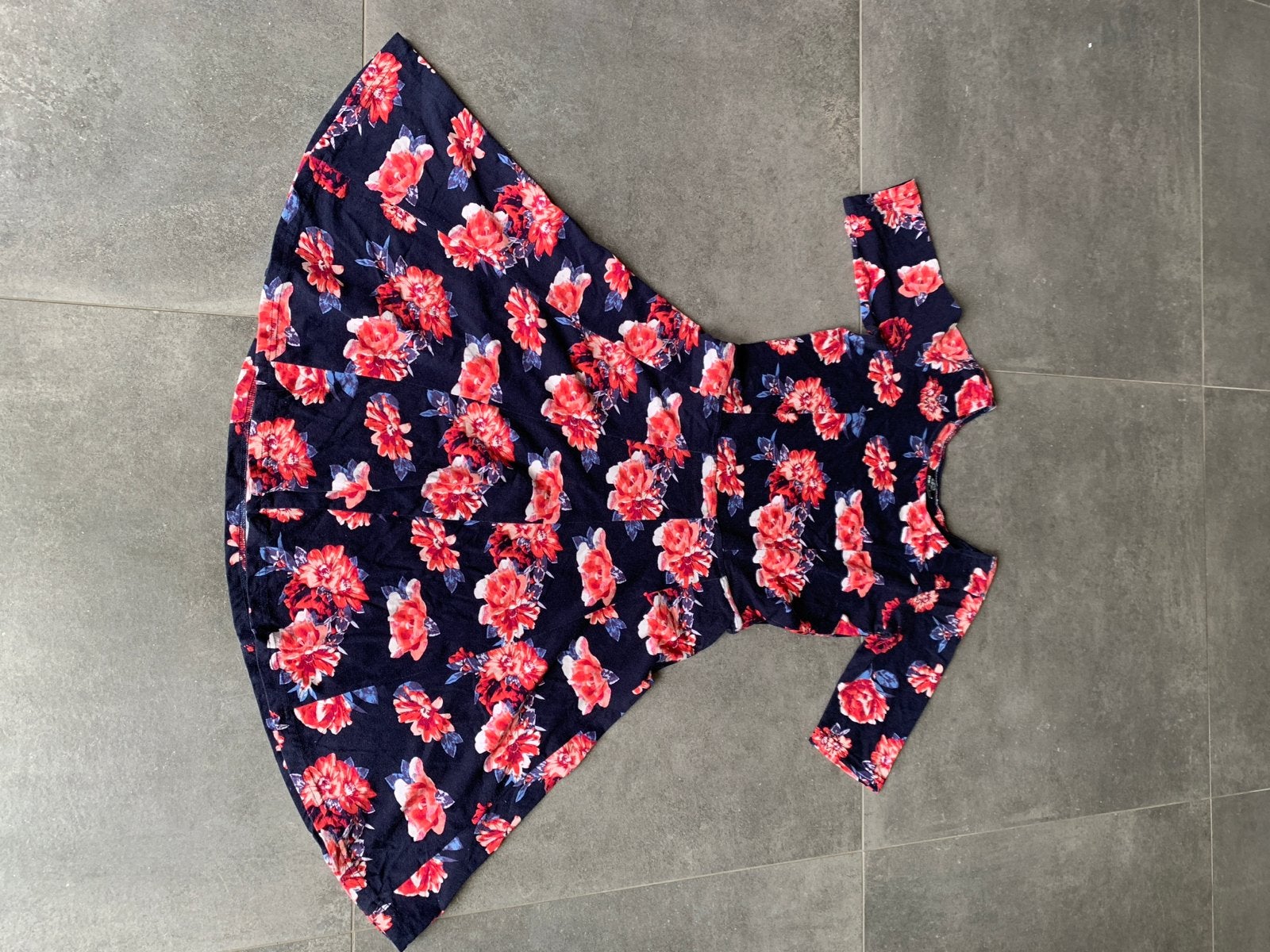 Page One Young jurk met bloemenprint S, Blauw, Ophalen of Verzenden, Knielengte, Maat 36 (S)