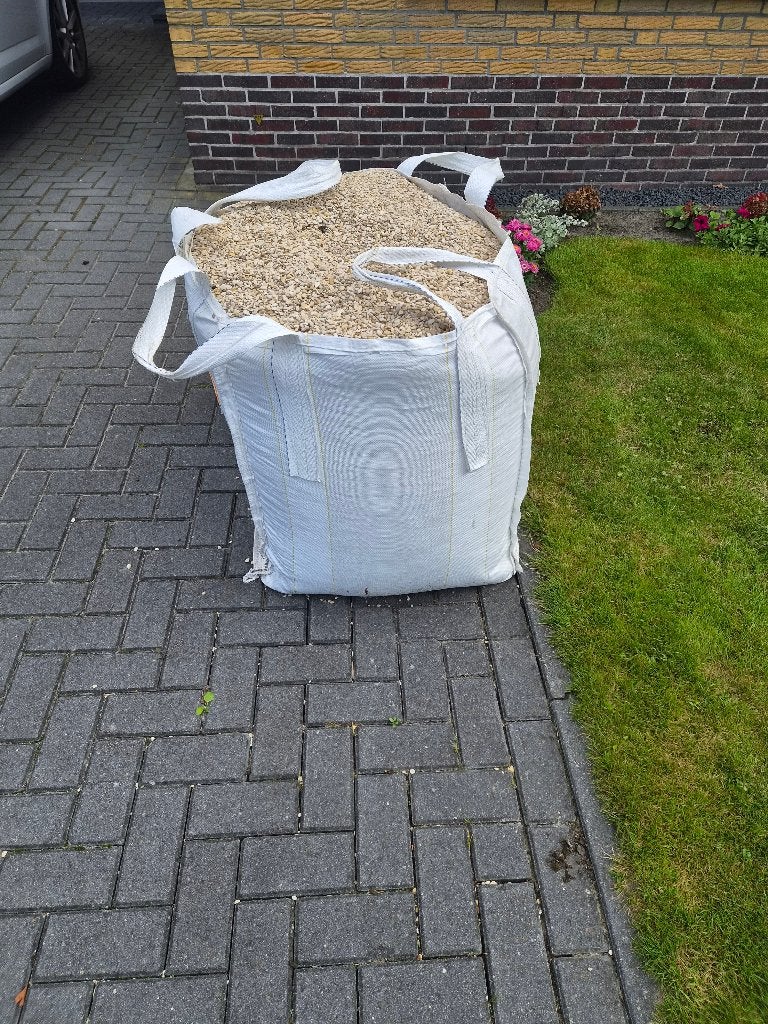 Castle grind 5-8mm 750 kg mini bigbag 0.5m3, Tuin en Terras, Grind, Keien en Split, Ophalen, Overige materialen, Beige, Nieuw