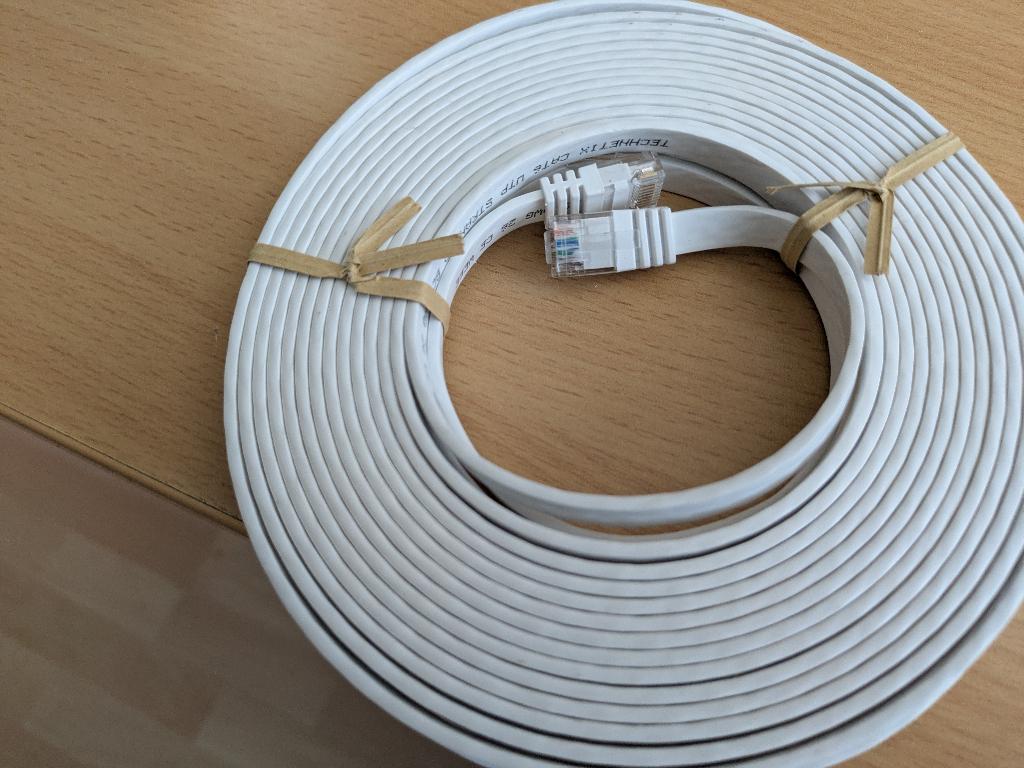 Netwerk kabel 10-20m Cat 6 plat, Ophalen of Verzenden, Nieuw