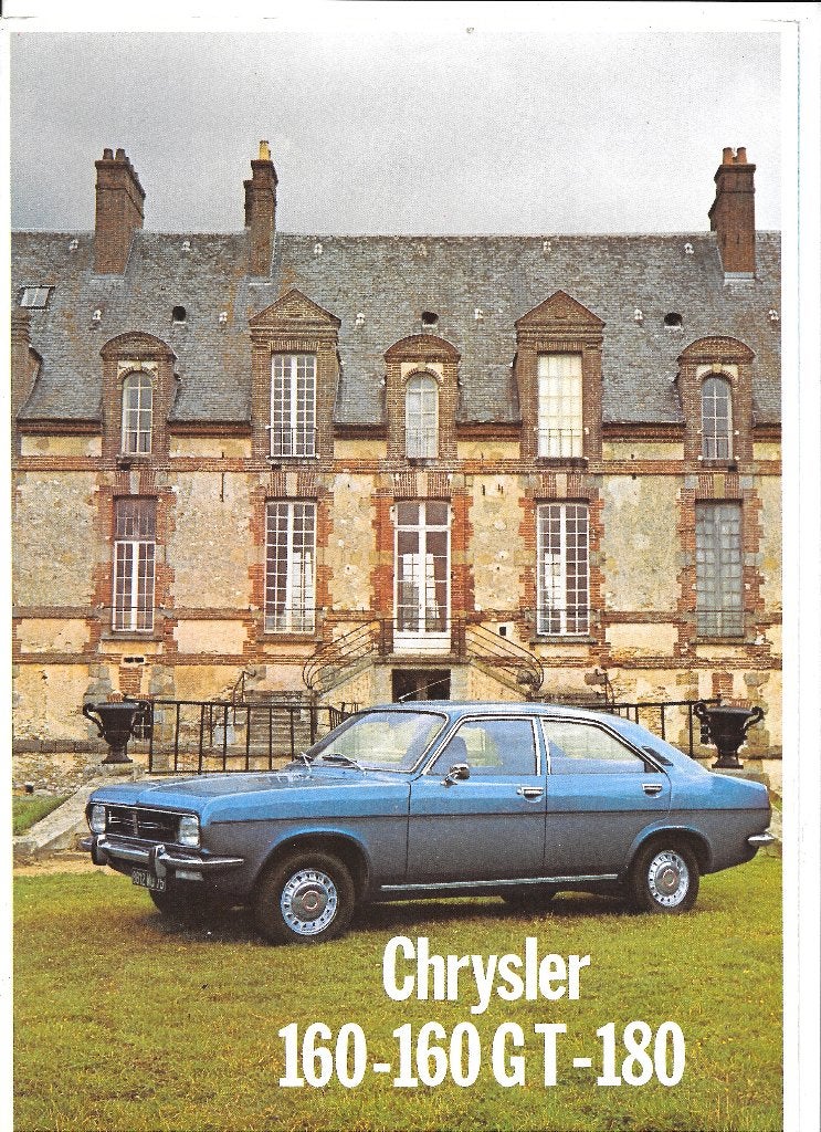 CHRYSLER 160/180, Ophalen of Verzenden, Zo goed als nieuw, Overige merken