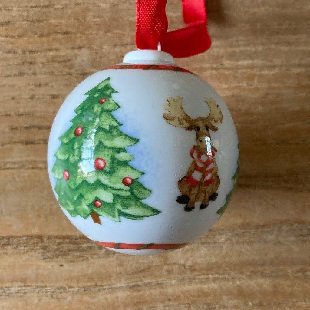 Hutschenreuther kerstbal bal weihnachtskugel eland boom, Diversen, Ophalen of Verzenden