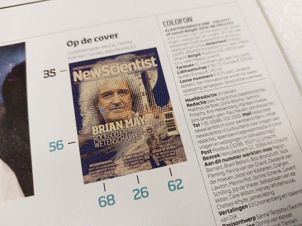 Brian May Queen MAGAZINE COVER Rockgod en wetenschapper 2019, Verzamelen, Gebruikt, Ophalen of Verzenden, NvT, Brian May
