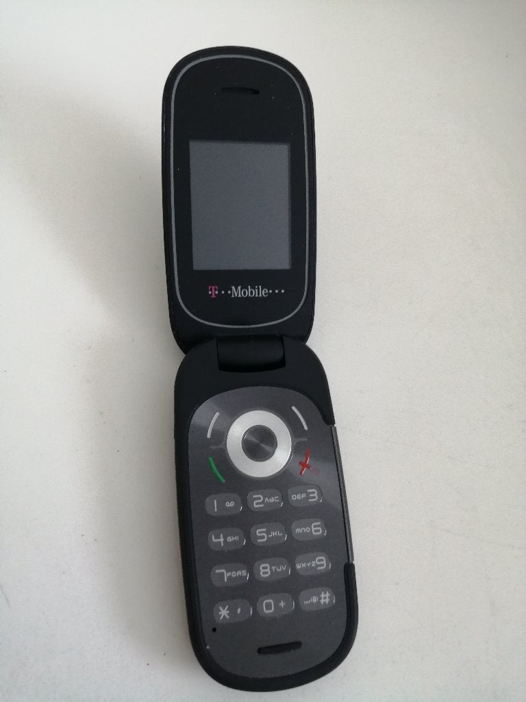 WEG=WEG!!! VINTAGE Alcatel T-Mobile Flip Phone Klaptelefoon, Verzenden, Gebruikt, Minder dan 3 megapixel, Inklapmodel
