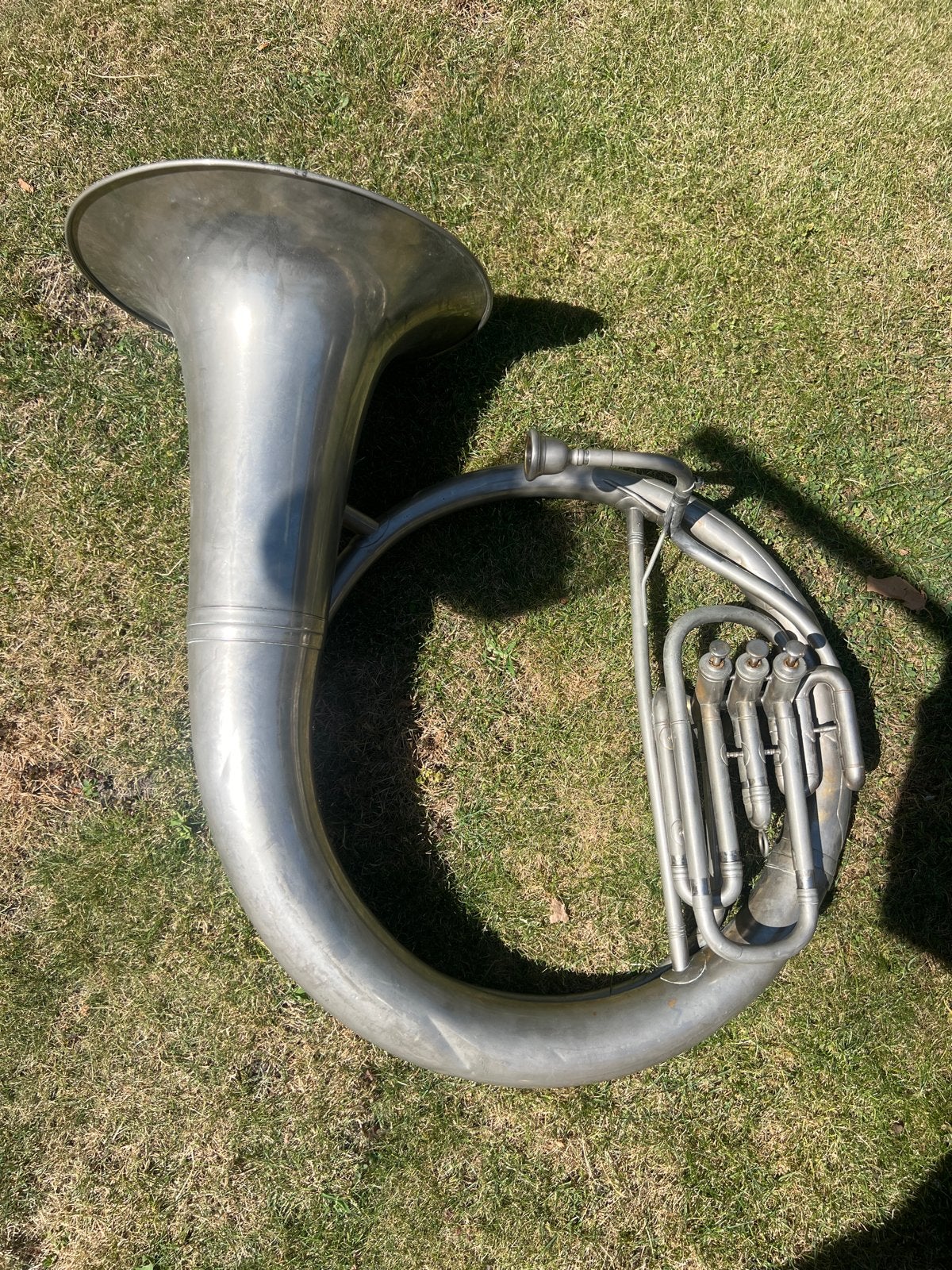 Vintage Sousaphone - Korn Maastricht- ringbas, Ophalen of Verzenden, Gebruikt, Overige typen