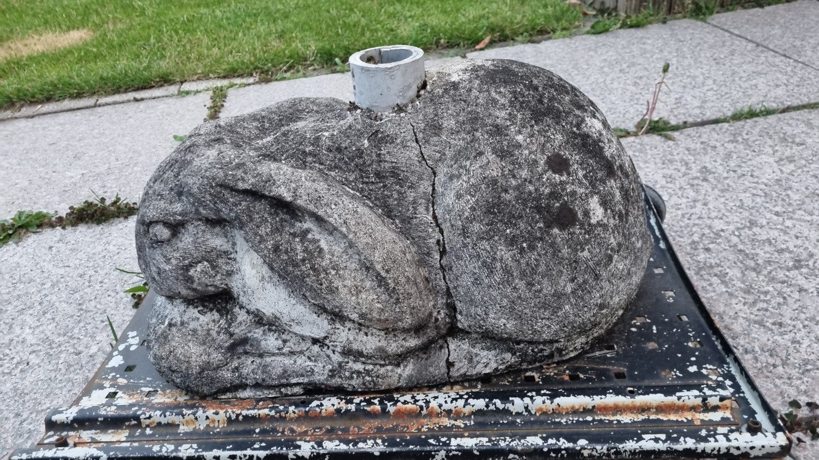 Betonnen parasolvoet, Ophalen, Gebruikt, Minder dan 1 meter, Parasolvoet