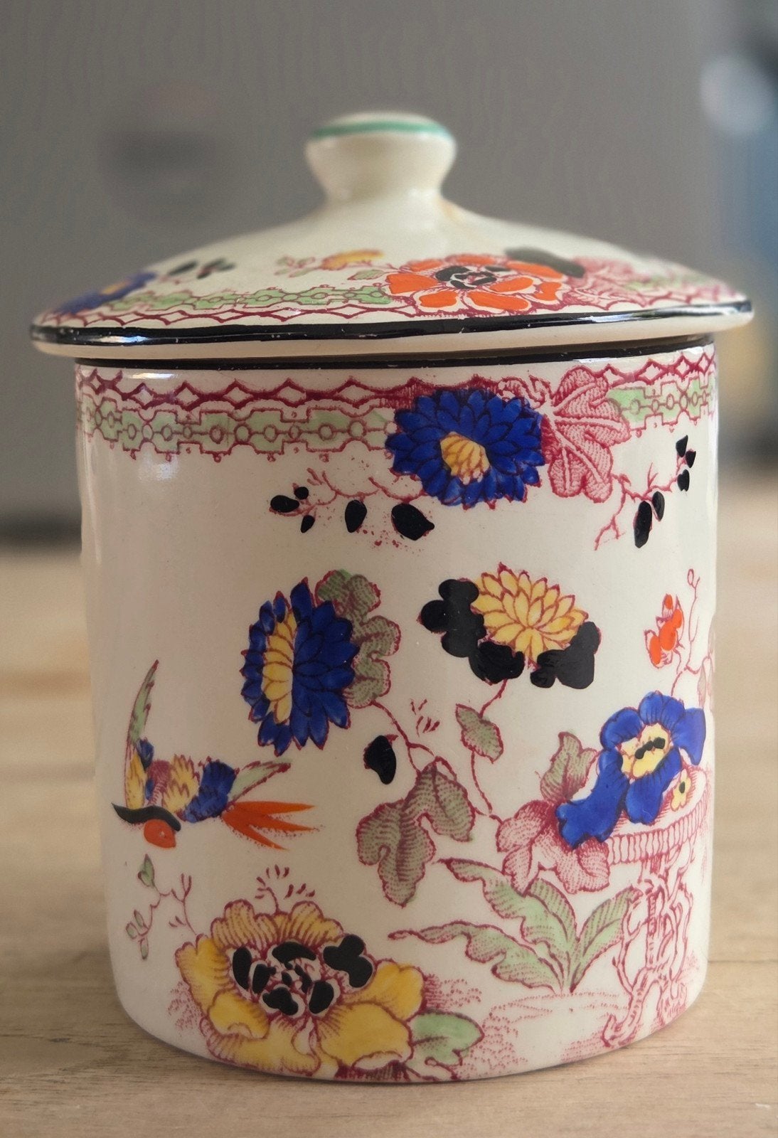 Antieke Mason's Patent Ironstone China Jampot, Ophalen of Verzenden