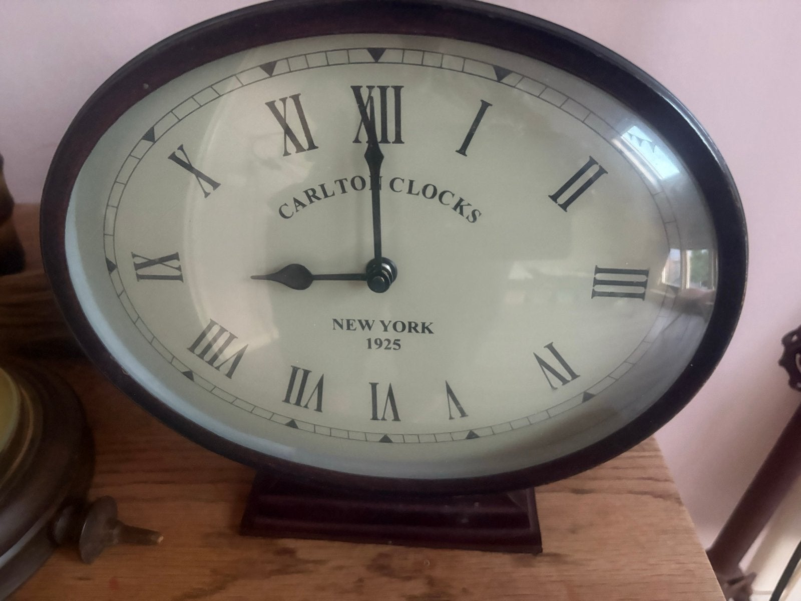 Carlton Clocks New York 1925 Tafelklok Ovaal, Ophalen