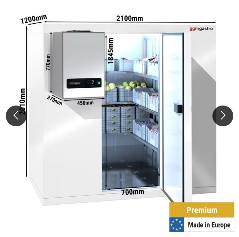 Koelcel  €1400 excl btw met garantie, Ophalen, 200 liter of meer, 160 cm of meer, Zonder vriesvak