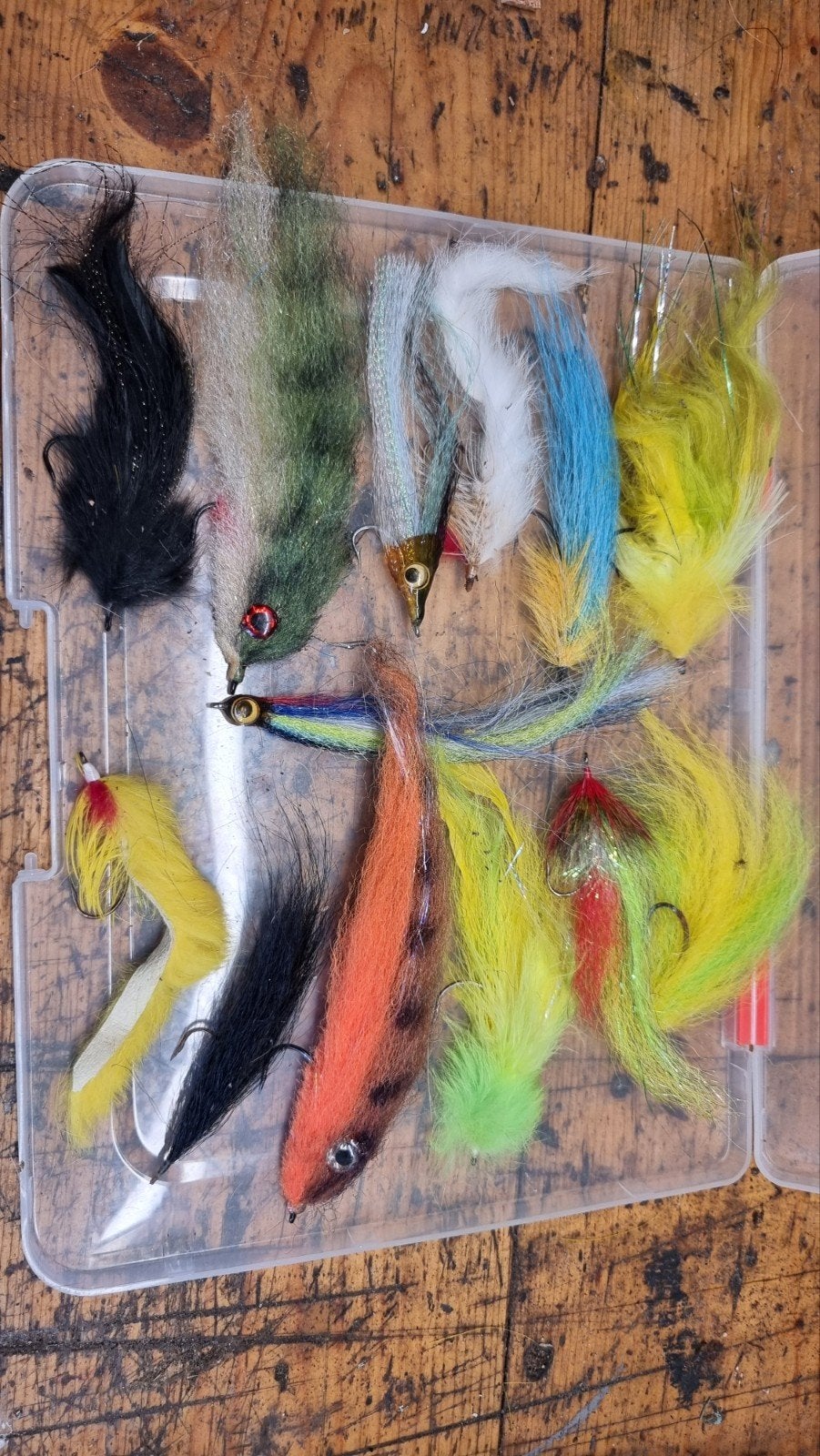 Ongeveer 12 gebruikte streamers voor snoek, Watersport en Boten, Hengelsport | Vliegvissen, Ophalen