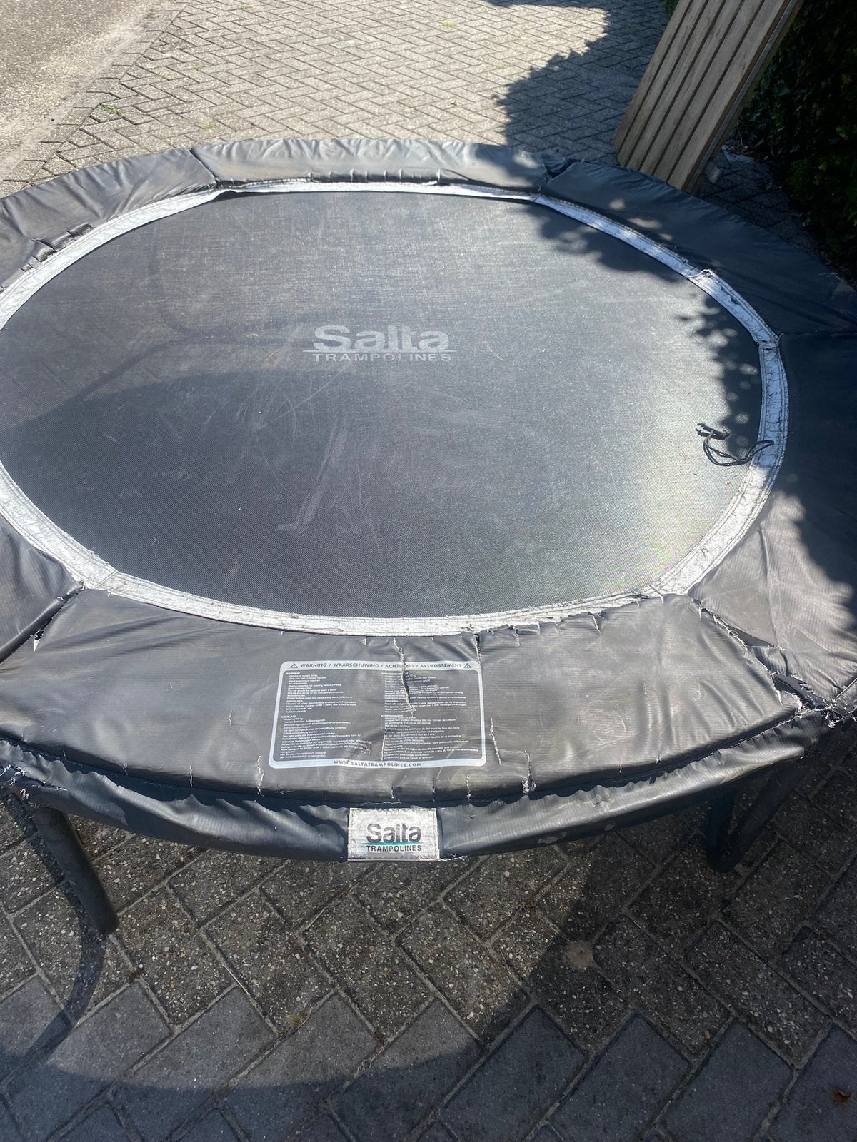 Trampoline, Kinderen en Baby's, Speelgoed | Buiten | Trampolines, Ophalen, Gebruikt
