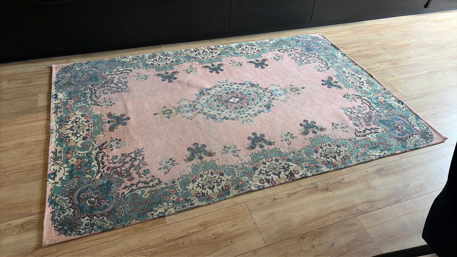 Rozenkelim, Huis en Inrichting, Ophalen, Gebruikt, Rechthoekig, 200 cm of meer
