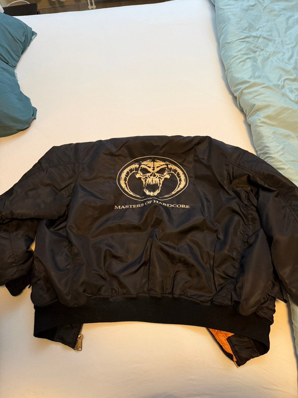 Masters of Hardcore MA-1 Bomberjack XL – Zwart, Ophalen, Zo goed als nieuw, Maat 56/58 (XL), Zwart