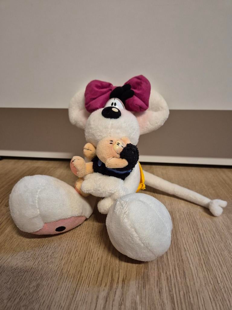Diddlina knuffel met schaapje 24 cm, Ophalen of Verzenden, Knuffel