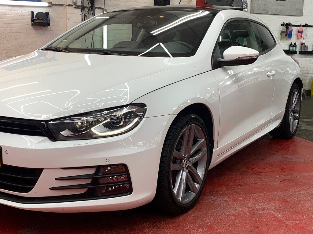 Volkswagen SCIROCCO 1.4 TSI|R-Line|Opendak|Navigatie|Climate, Voorwielaandrijving, Gebruikt, 4 cilinders, Wit