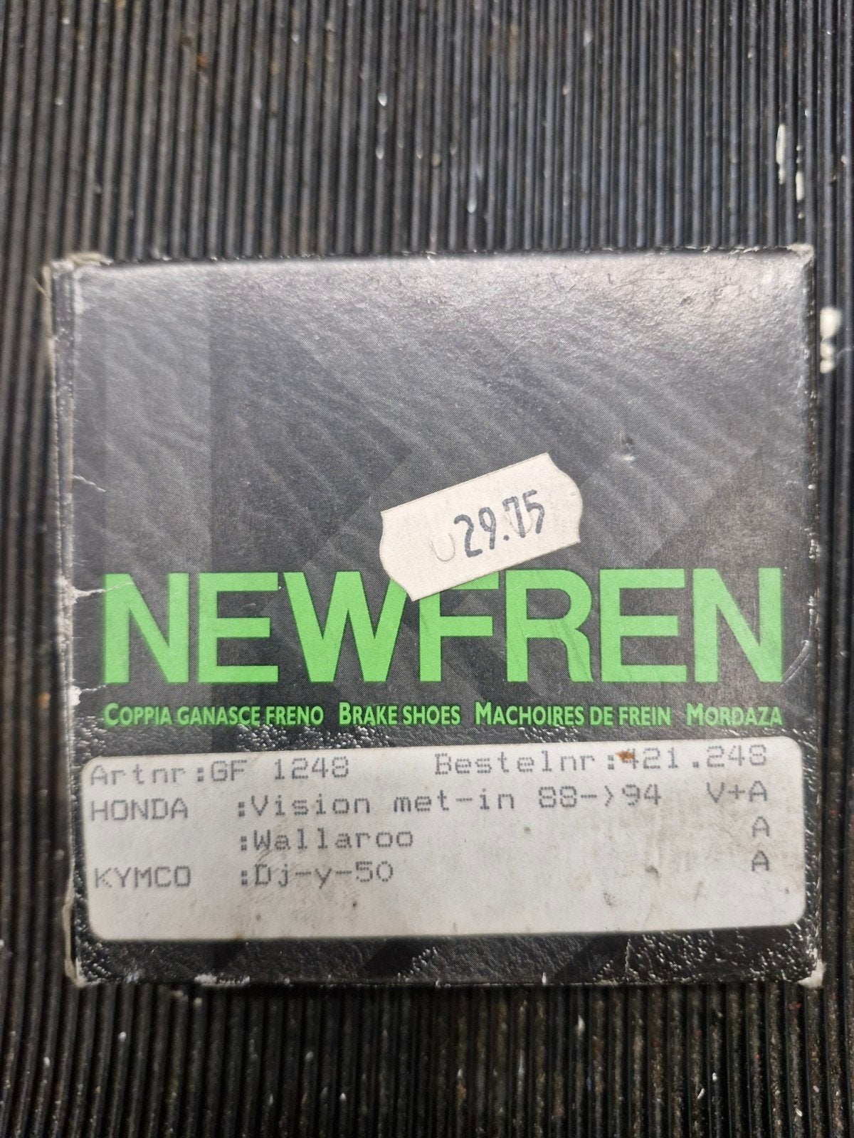 Newfren remblokken Honda Vision metin 88-94 / Kymco DJ-Y 50, Ophalen of Verzenden, Nieuw, Kymco