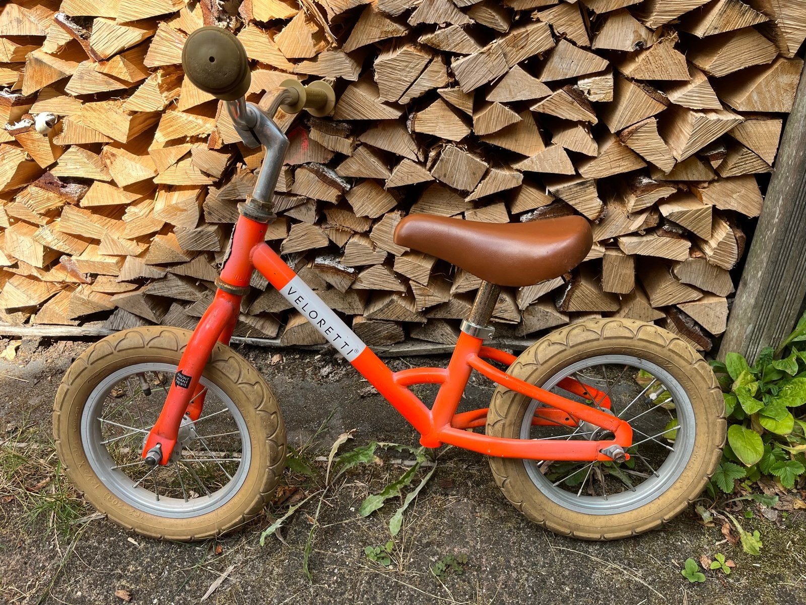 Veloretti loopfiets - Oranje, Ophalen, Gebruikt, Minder dan 16 inch