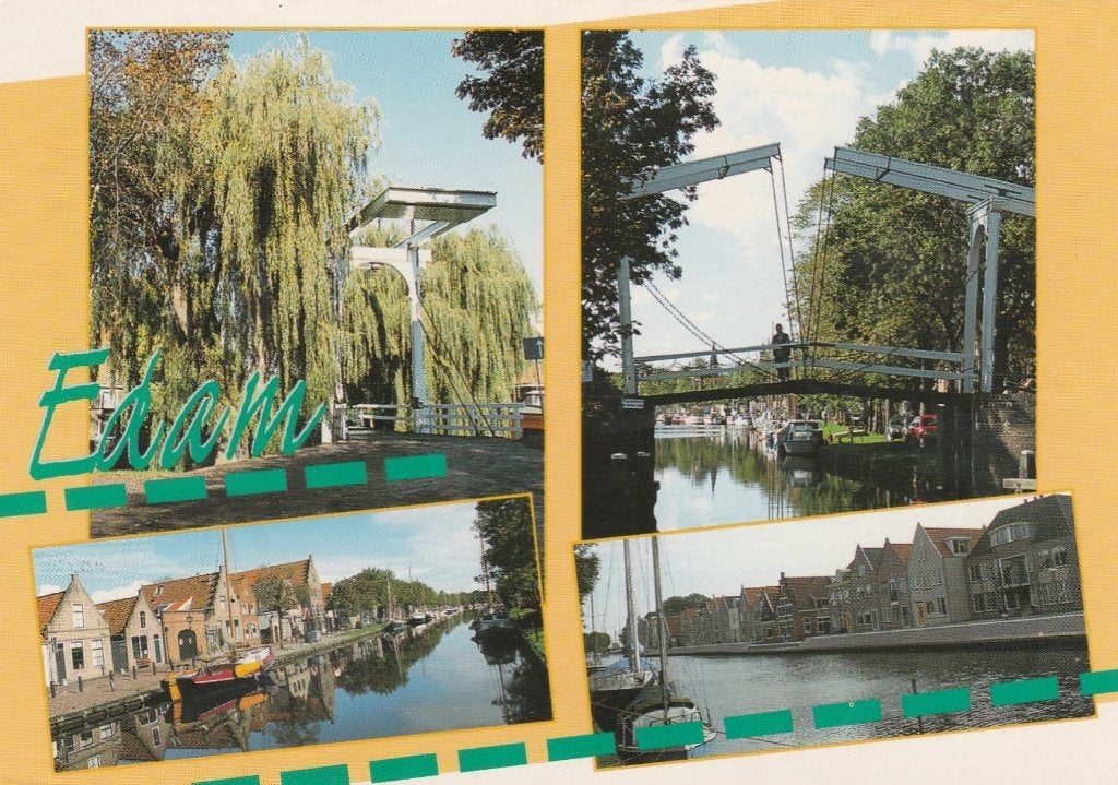 EDAM Bruggen Kade, Verzamelen, Verzenden, 1980 tot heden, Gelopen, Noord-Holland