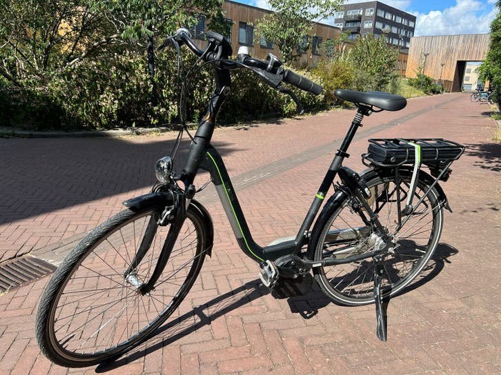 Elektrische Sparta damesfiets met Bosch motor en lage instap, 51 tot 55 cm, Ophalen, Gebruikt, Overige merken