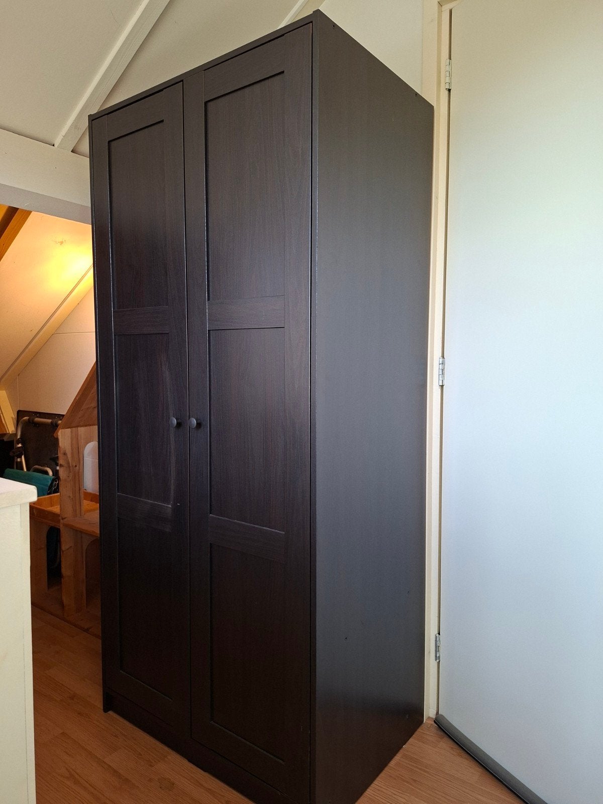 nette IKEA kledingkast RAKKESTAD hang- en legruimte, Ophalen, Zo goed als nieuw