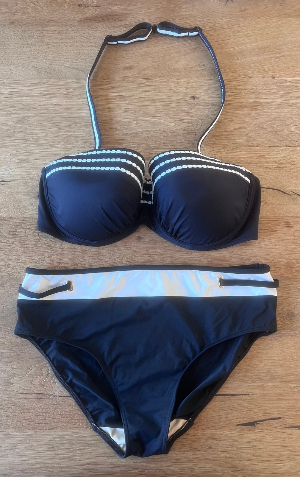 Prima Donna bikini maat 80E / 42 donker blauw - wit zgan, Kleding | Dames, Badmode en Zwemkleding, Ophalen of Verzenden, Zo goed als nieuw