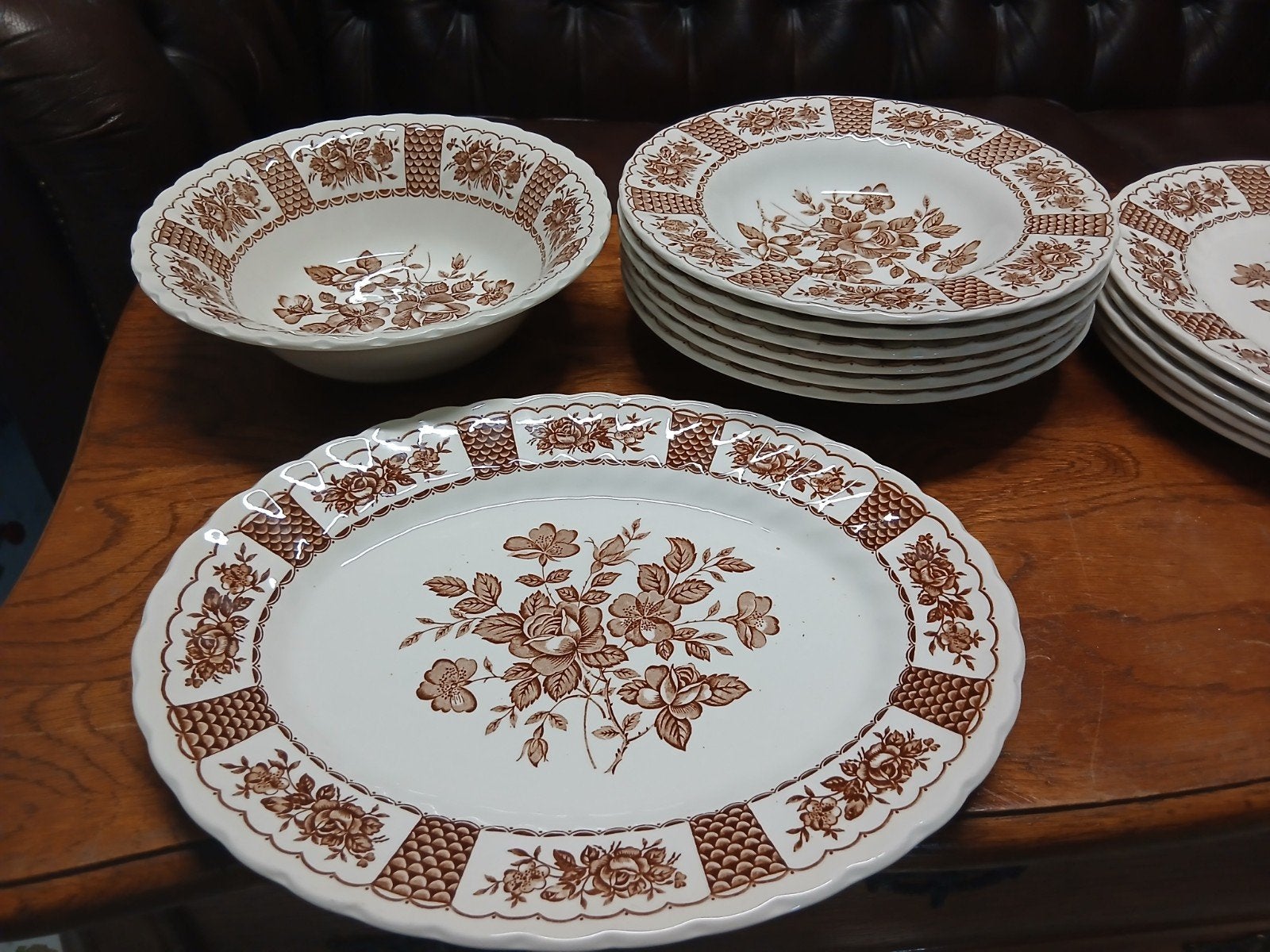 fine ironstone service 1982, Antiek en Kunst, Ophalen of Verzenden