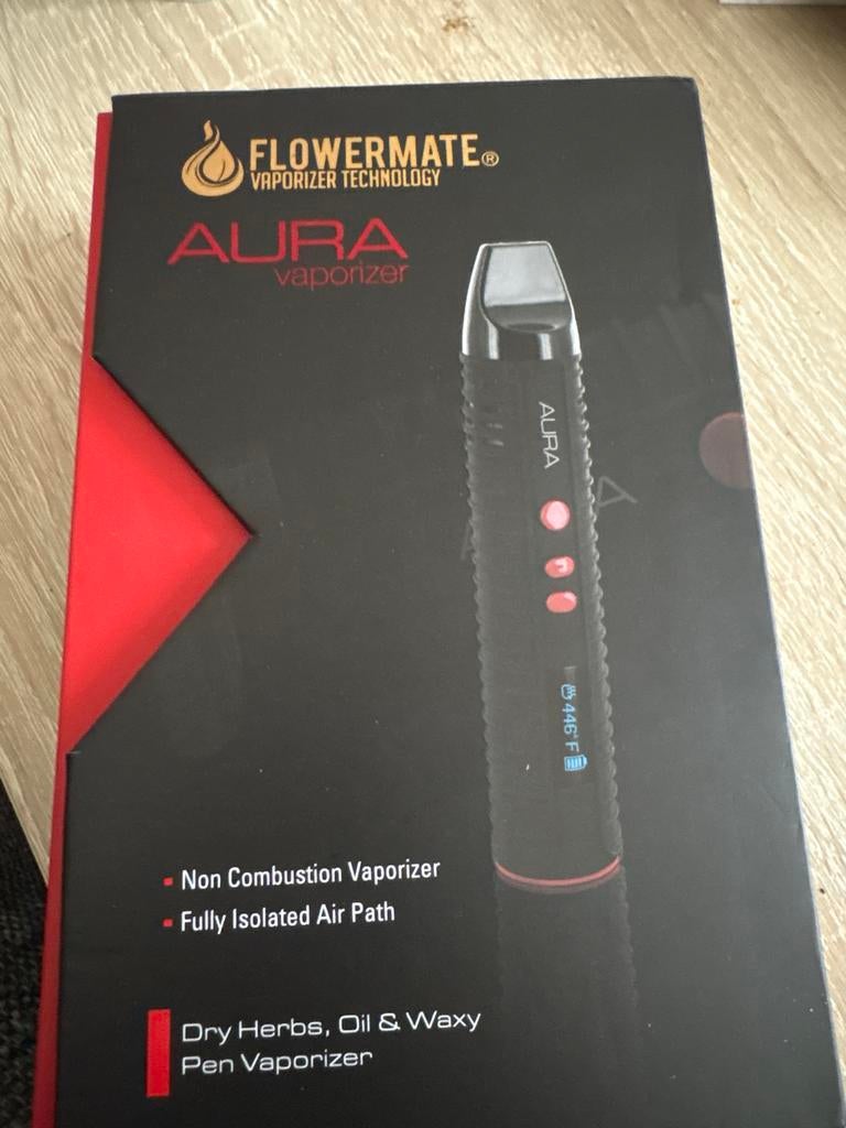 Aura vaporizer 1 x gebruikt, Ophalen of Verzenden, Zo goed als nieuw
