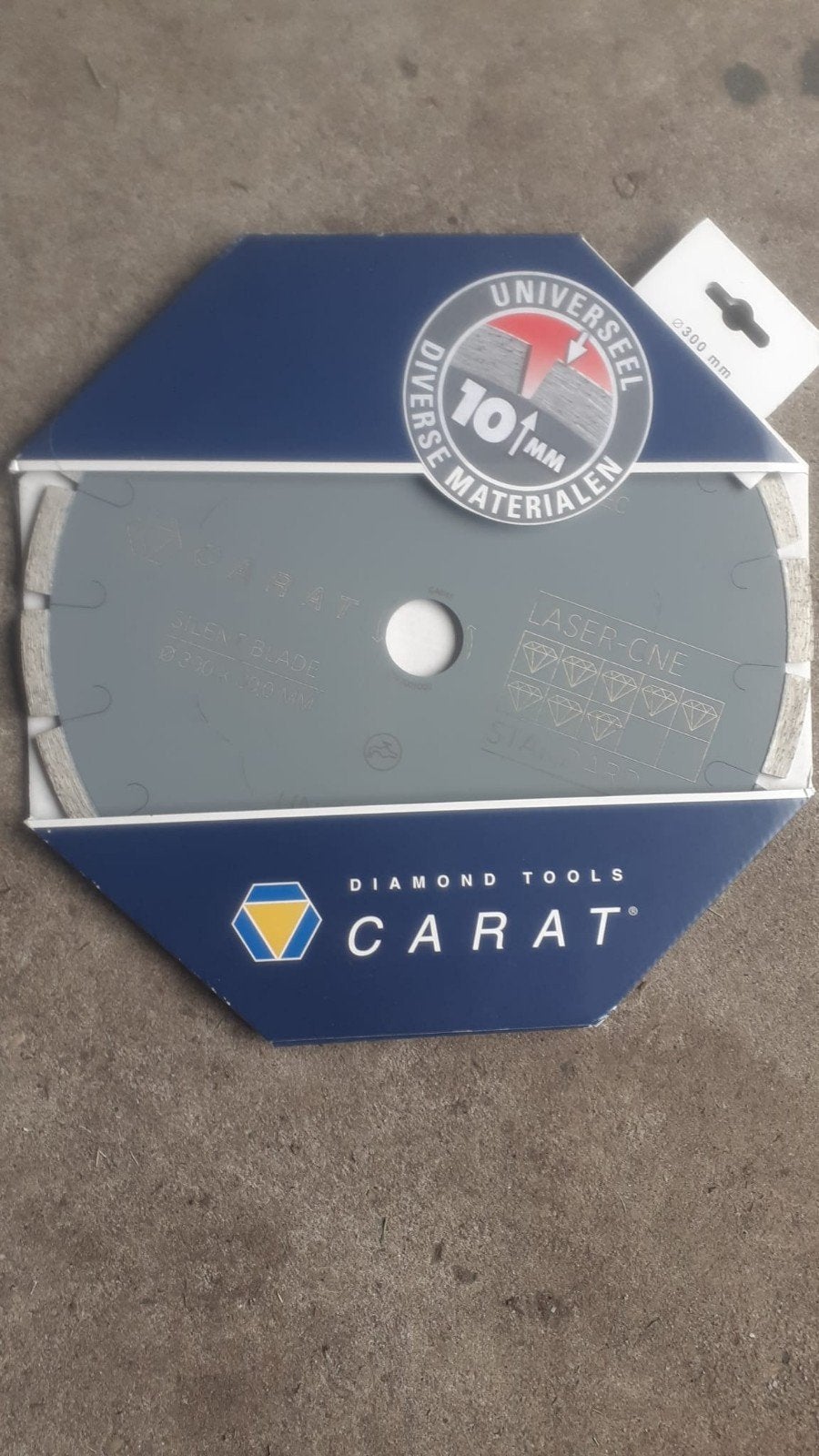 Carat Universeel Diamant Zaagblad Ø300mm, Ophalen of Verzenden, Nieuw, Cirkelzaag, Carat