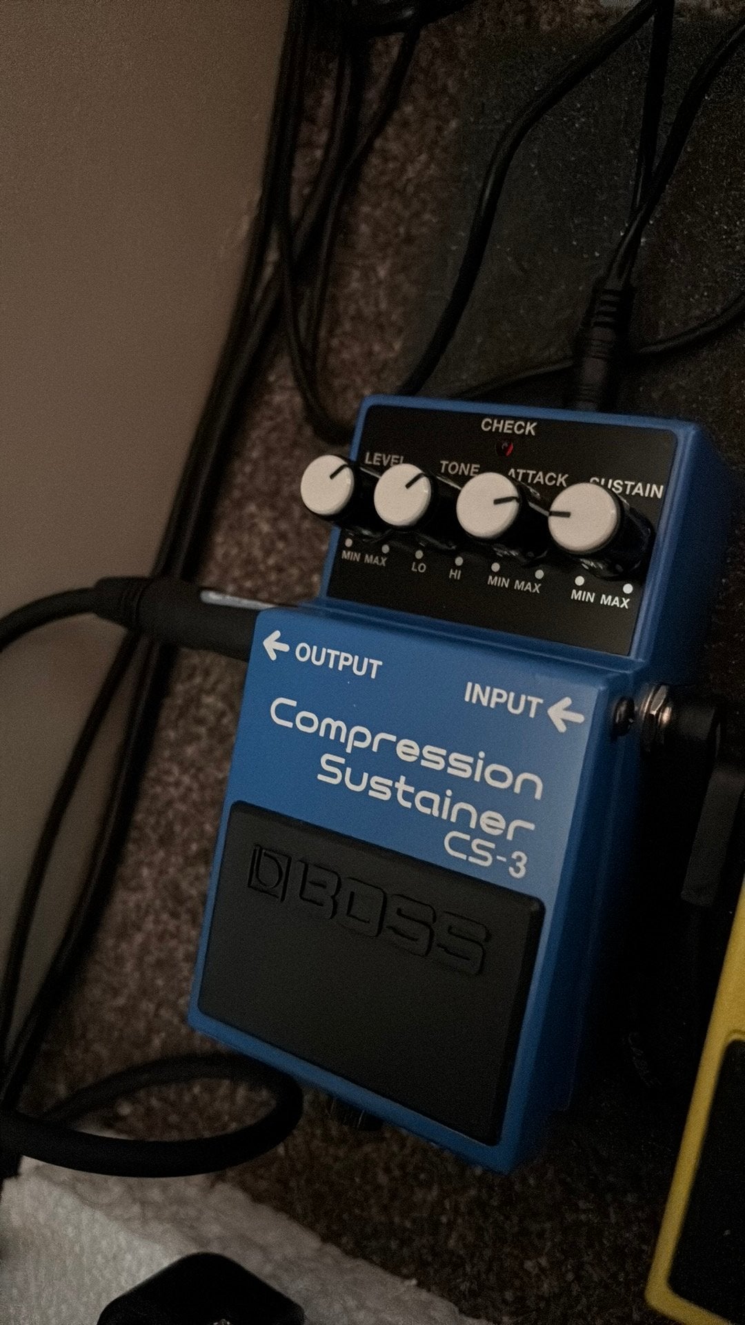 Boss CS-3 compressor, Muziek en Instrumenten, Effecten, Ophalen of Verzenden, Zo goed als nieuw, Compressor