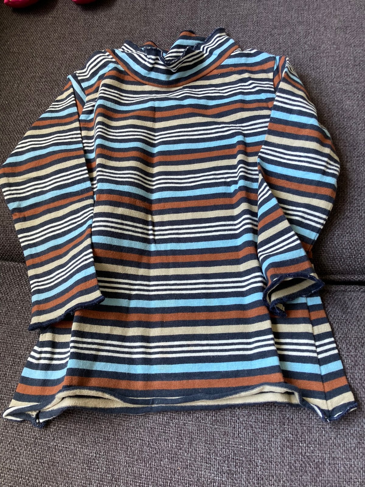 Gestreept longsleeve shirt met col maat 92, Ophalen of Verzenden, Gebruikt, Meisje, Shirt of Longsleeve
