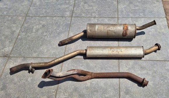 Volledige BMW E30 M10 uitlaat, Ophalen, Gebruikt, BMW