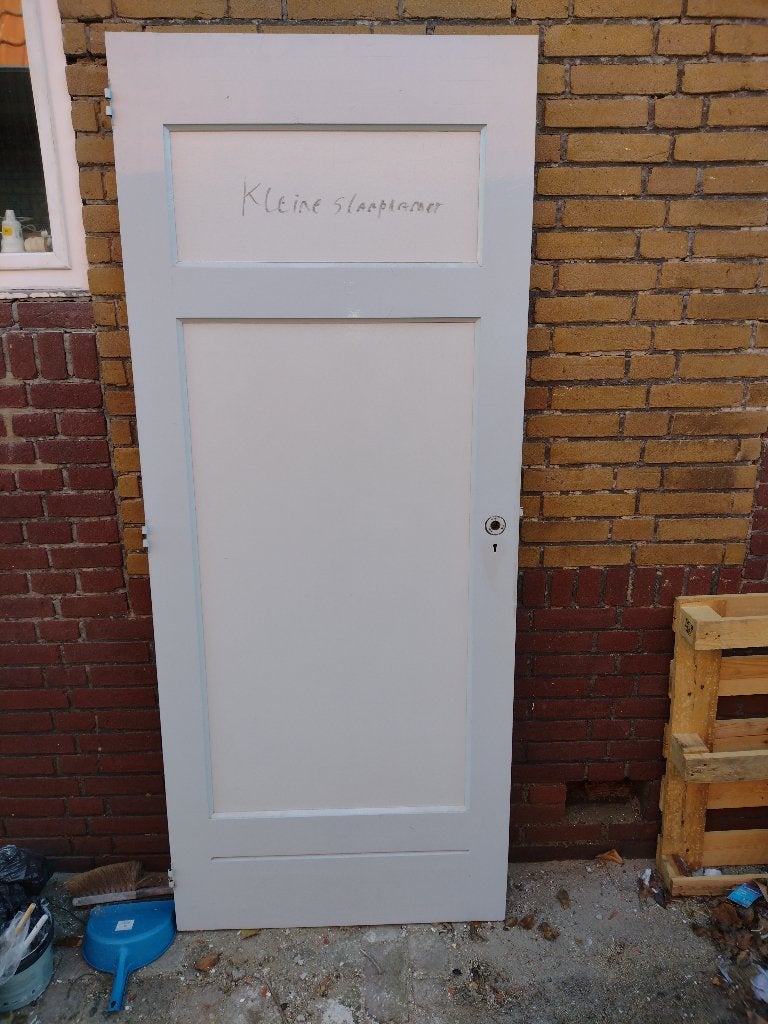4 gebruikte paneeldeuren: 20 euro per stuk, Ophalen, Gebruikt, 80 tot 100 cm, Binnendeur