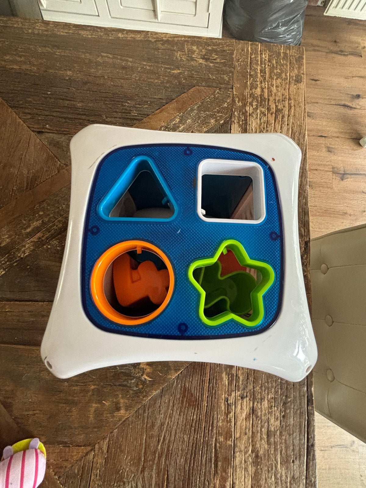 Vtech Baby Speelkubus met vormen en telefoon, Kinderen en Baby's, Ophalen of Verzenden, Gebruikt, Overige typen