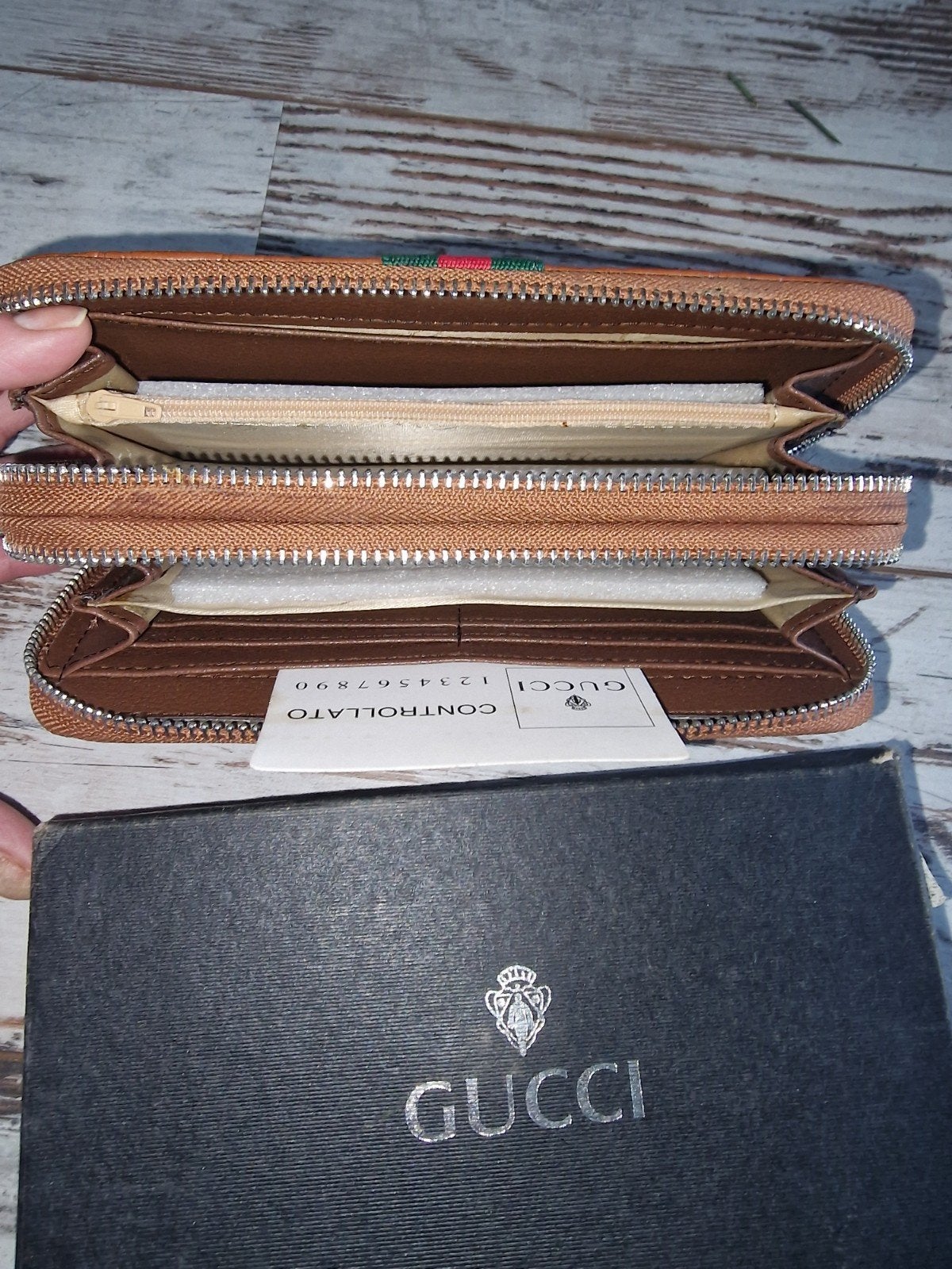 Gucci Portemonnee nieuw in doos, Sieraden, Tassen en Uiterlijk, Portemonnees, Ophalen of Verzenden, Nieuw, Zwart