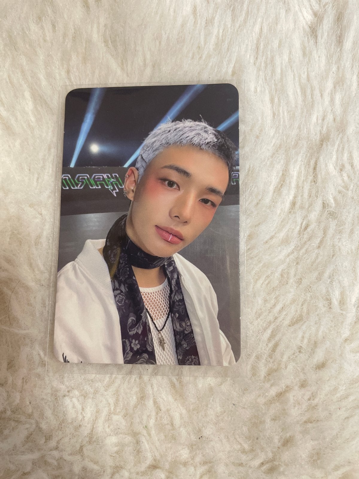 Stray Kids Hyunjin Karma Photocard, Ophalen of Verzenden, Zo goed als nieuw
