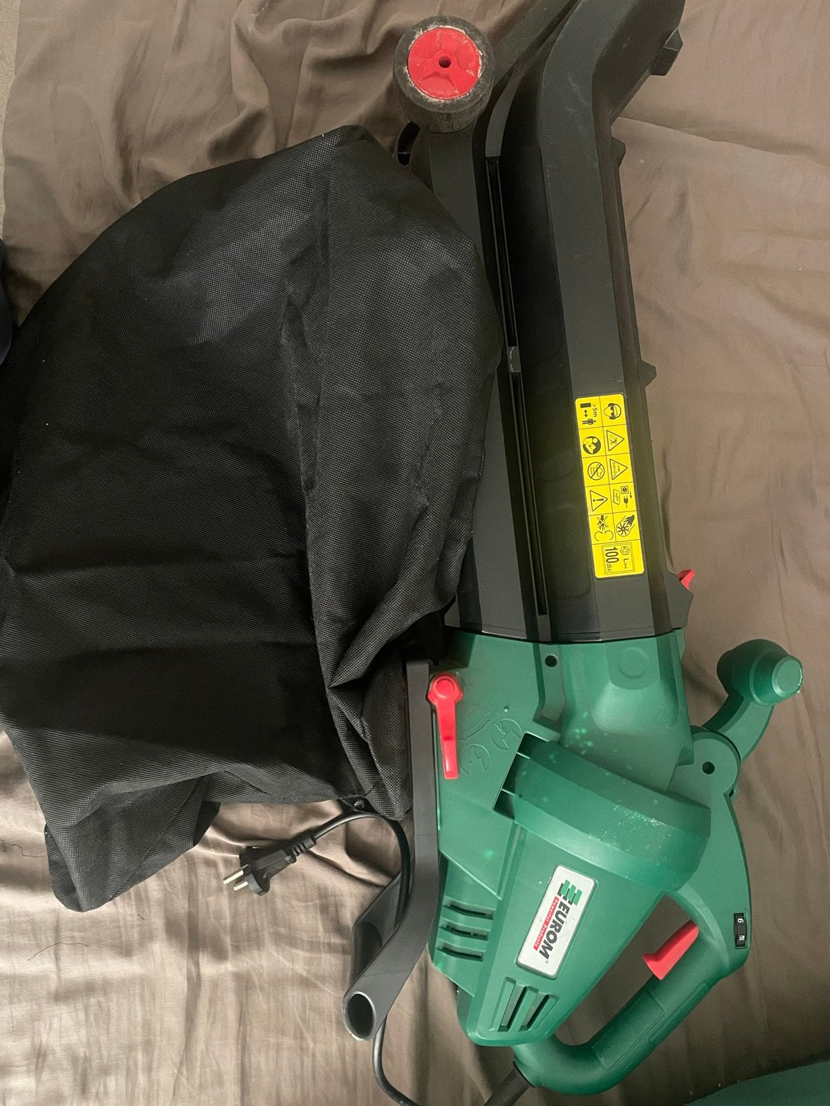 Eurom Bladruimer EBR 2800 - Krachtige Bladblazer/Zuiger, Gebruikt, Handgedragen, Ophalen of Verzenden, Met opvangzak