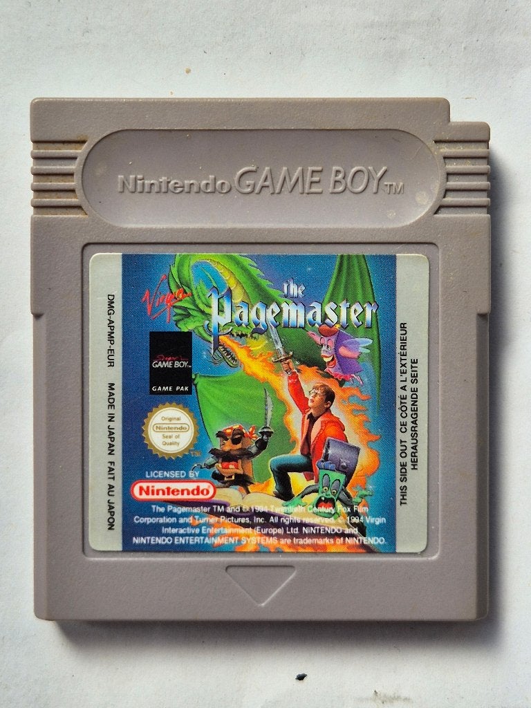 the PAGEMASTER, Gebruikt, 1 speler, Racen en Vliegen, Ophalen of Verzenden