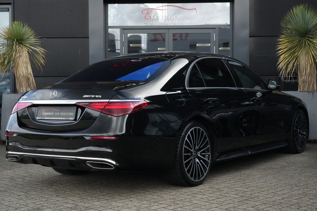 Mercedes-Benz S-Klasse 580 e Lang AMG Line 510pk Panoramadak, Auto's, Mercedes-Benz, Automaat, Achterwielaandrijving, Gebruikt