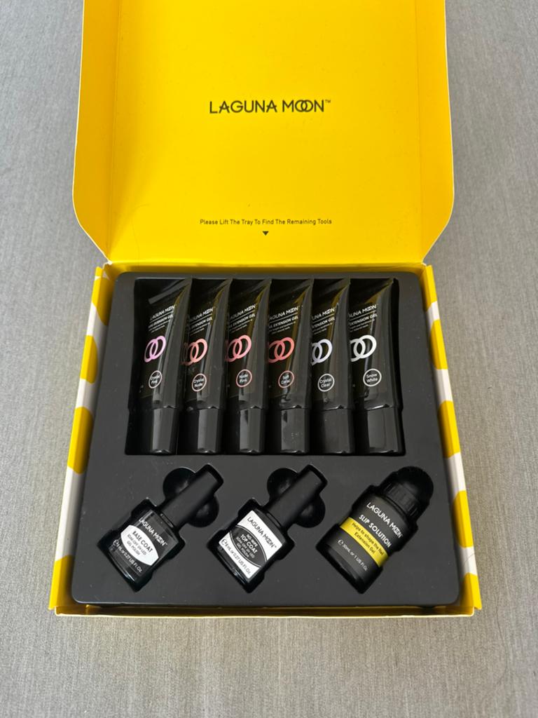 Dit is een complete Laguna Moon Polygel Kit, Gebruikt, Overige kleuren, Ophalen of Verzenden, Handen en Nagels