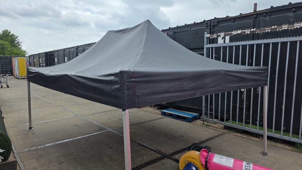 Los dak voor Grizzly Outdoor Vouwtent Zwart 3x4.5 PVC zeil, Gebruikt, Opvouwbaar, Partytent, Minder dan 4 meter