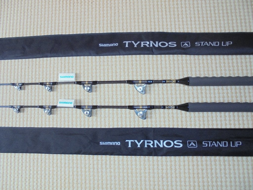 Big Game Shimano Tyrnos A Stand-Up 50Lbs Hengel 1.65m Nieuw., Ophalen, Nieuw, Werphengel