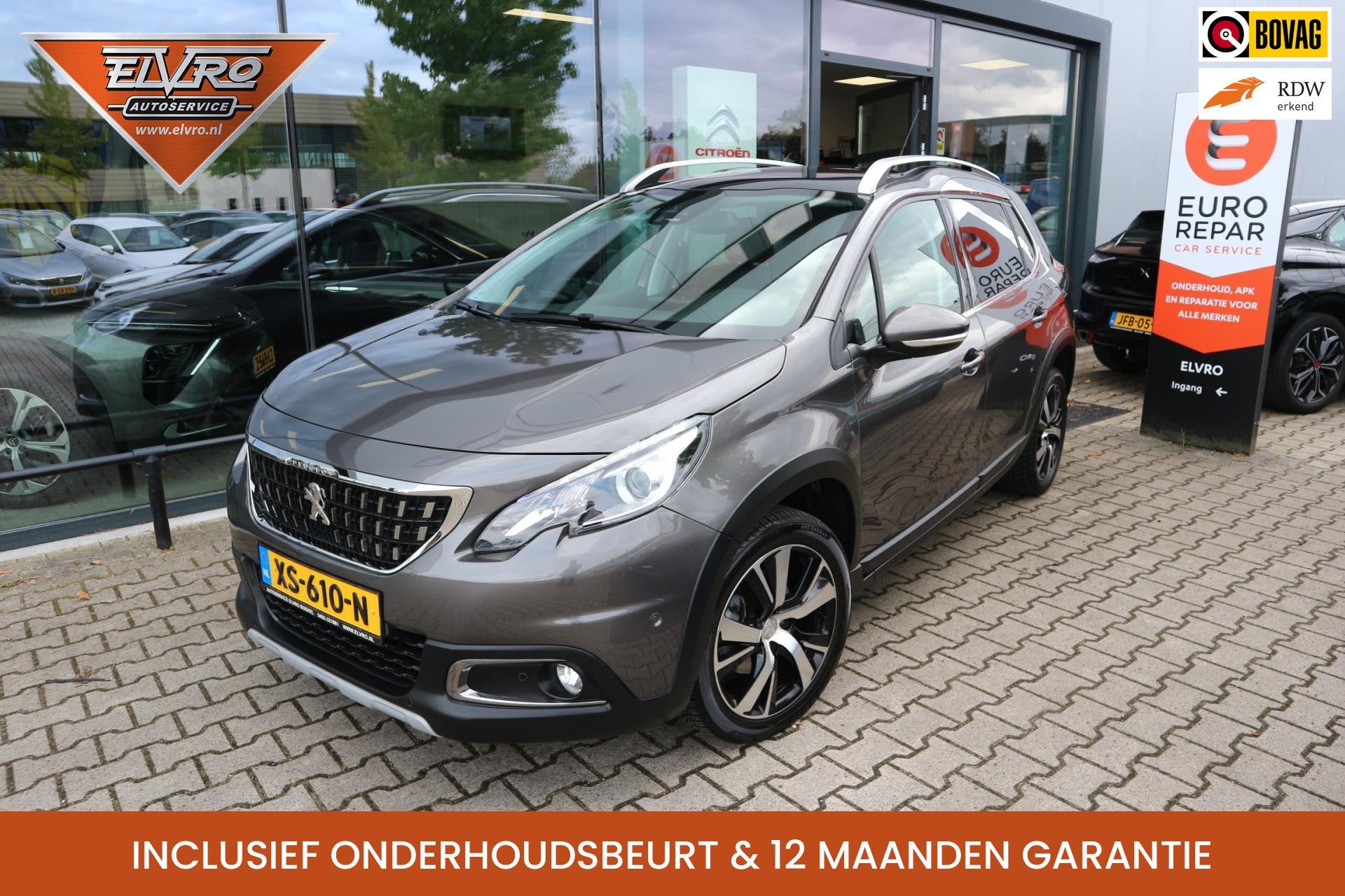 Peugeot 2008 1.2 PureTech Allure Pack Premium Plus 130PK NAV, Auto's, 12 maanden, 1199 cc, 610 kg, Leder
