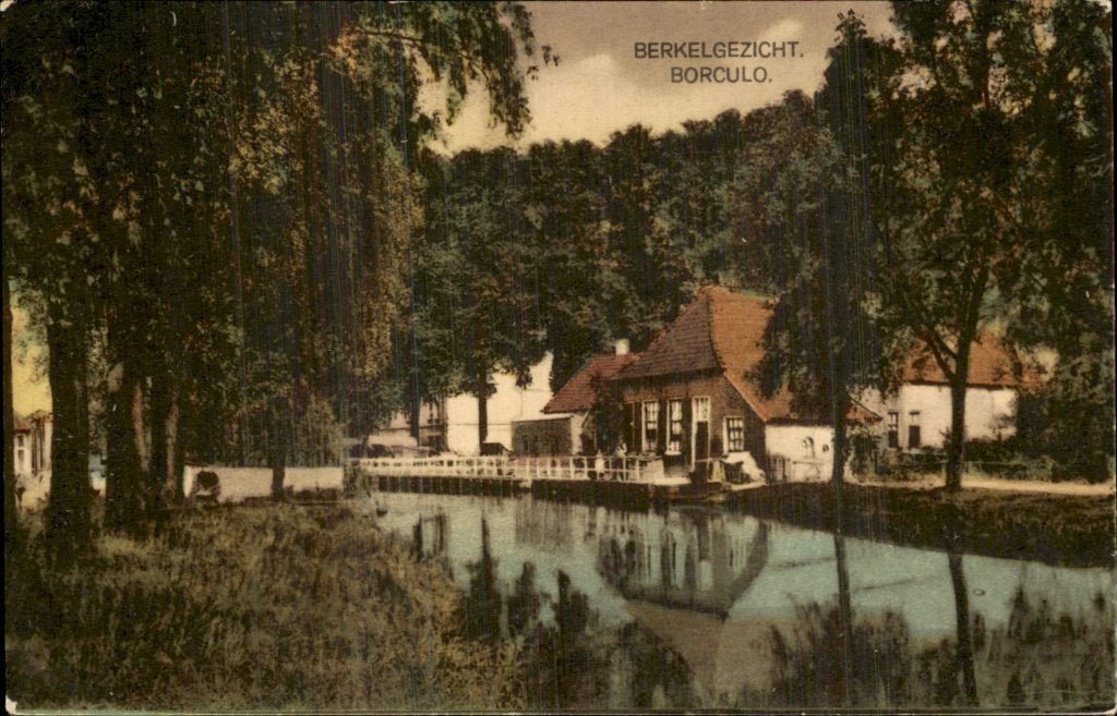 Borculo - Berkelgezicht - Brug, Ophalen of Verzenden, Voor 1920, Ongelopen, Gelderland