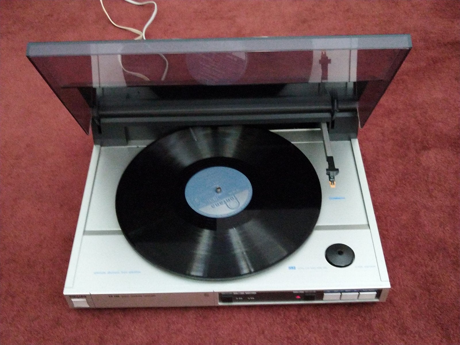 Philips platenspeler FP-146 volautomatisch tangentiaal, Philips, Gebruikt, Automatisch, Ophalen of Verzenden