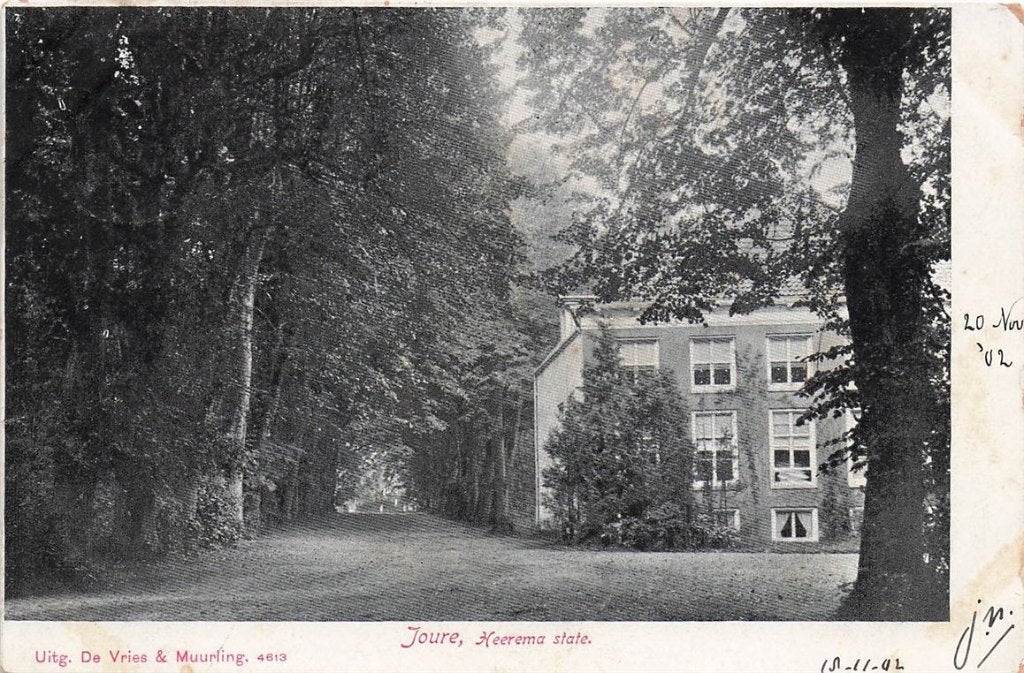703-465-029 Joure Heerema State, Verzamelen, Ansichtkaarten | Nederland, Friesland, Voor 1920, Verzenden
