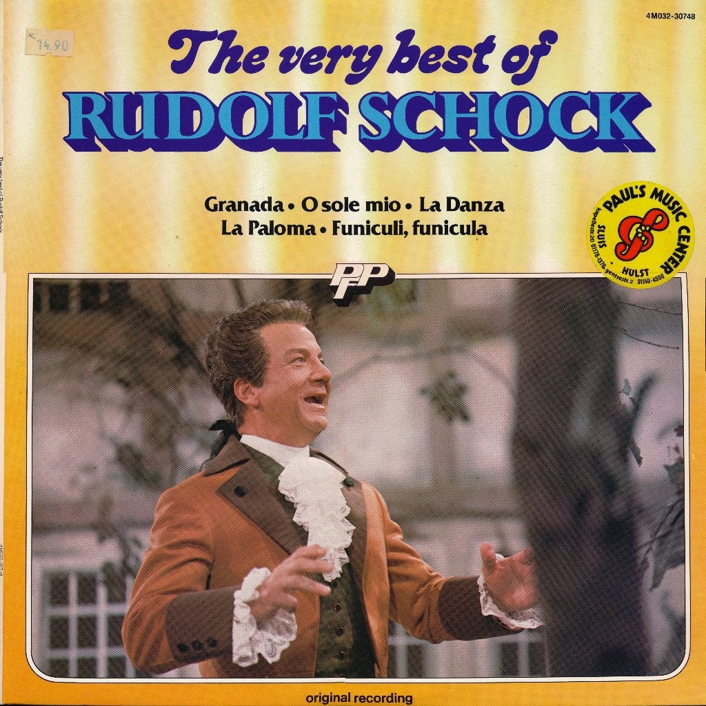 Vinyl LP The Very Best Of Rudolf Schock, LP, Overige componisten, Ophalen of Verzenden, Zo goed als nieuw