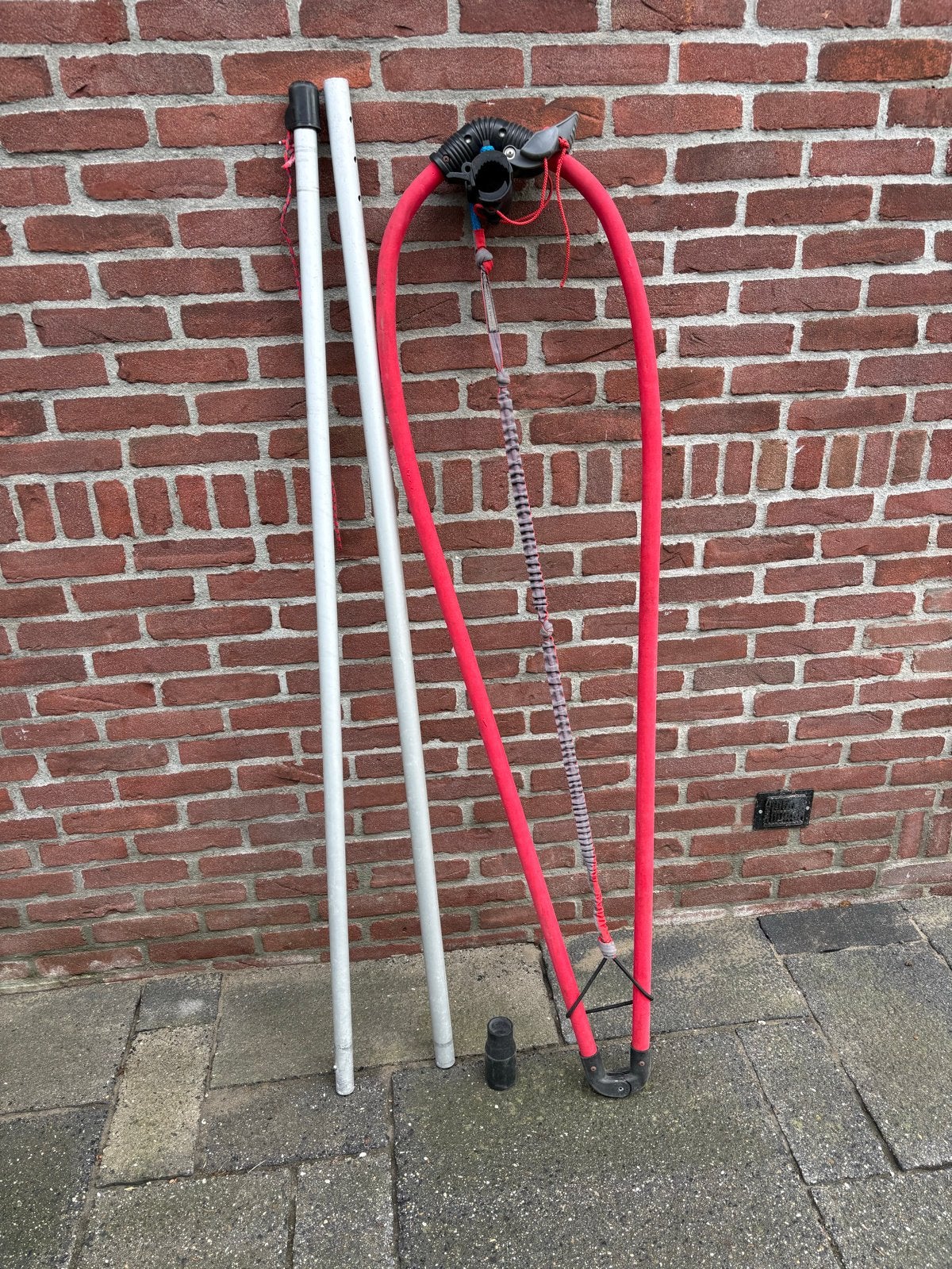 Kinderset windsurf 2.5m² - Ideaal voor beginners!, Gebruikt, Met giek, Minder dan 3.5 m², Complete set
