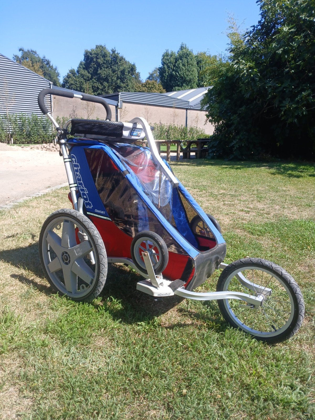 Chariot Cheetah 1 kinderkar/fietskar - compleet, Fietsen en Brommers, Ophalen, Gebruikt, Opvouwbaar, 20 tot 40 kg